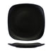 ITI 7 3/4" Square Quad™ Plate - Porcelain, Matte Black (QP-7-MB)-cityfoodequipment.com