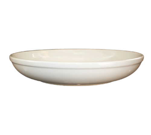 ITI 64 oz Round Roma™ Salad Bowl - Ceramic, American White (RO-160)-cityfoodequipment.com
