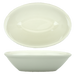 ITI 4 oz Oval Roma™ Sauce Dish - Ceramic, American White (RO-17)-cityfoodequipment.com
