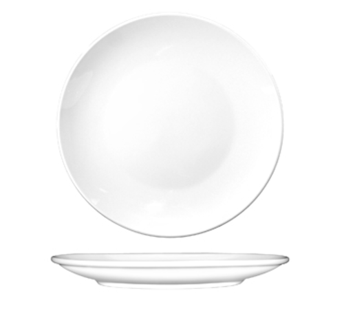 ITI 9" Round Torino™ Plate - Porcelain, European White (TN-9)-cityfoodequipment.com