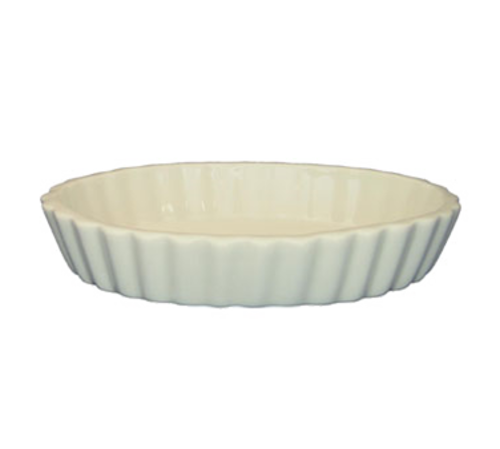 ITI 7 oz Oval CrÃ¨me Brulee Dish - Ceramic, American White (SOFO-65-AW)-cityfoodequipment.com