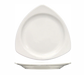 ITI 10 1/2" Triangular Brighton™ Plate - Porcelain, European White (TR-10-EW)-cityfoodequipment.com