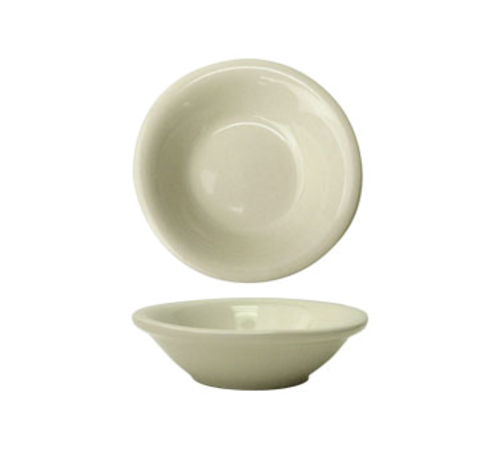 ITI 5 oz Round Valencia™ Fruit Bowl - Ceramic, American White (VA-11)-cityfoodequipment.com