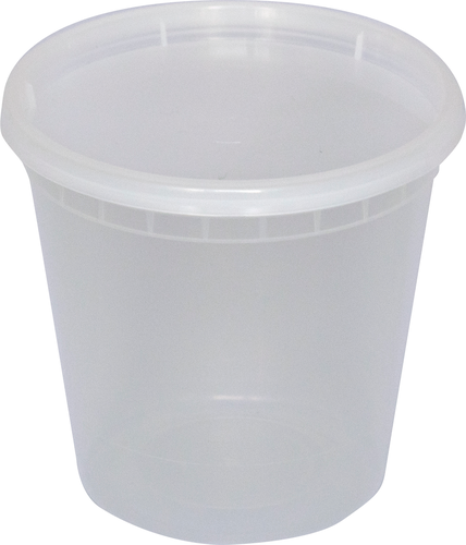ITI 24 oz Deli Container w/Lid - Polypropylene, Clear (TG-PC-24)-cityfoodequipment.com