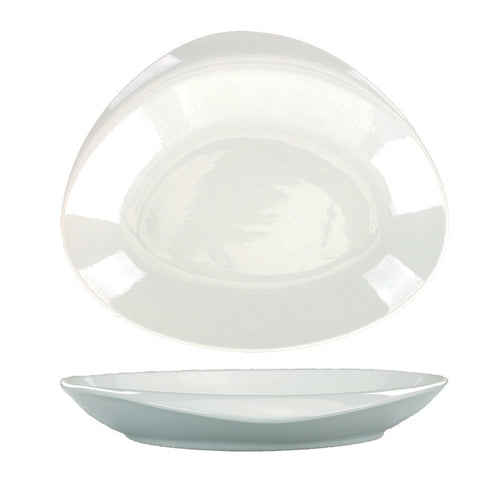 ITI 12 oz Oval Vale™ Bowl - Porcelain, White (VL-18)-cityfoodequipment.com