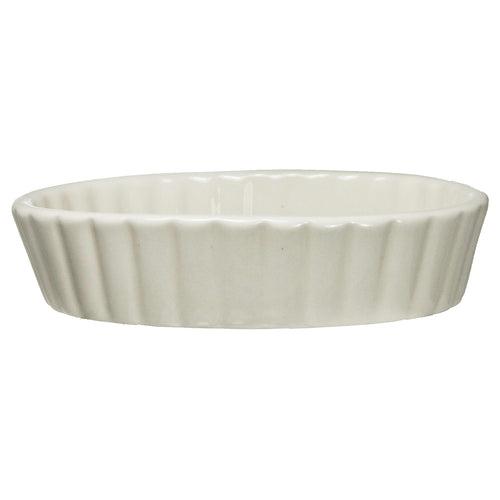 ITI 7 1/2 oz Oval CrÃ¨me Brulee Dish - Ceramic, American White (SOFO-60-AW)-cityfoodequipment.com