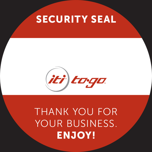 ITI Tamper Proof Sticker Round 3" (TG-SL-3)-cityfoodequipment.com