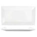 ITI 10" x 5 1/4" Rectangular Slope™ Platter - Porcelain, Bright White (SP-12)-cityfoodequipment.com