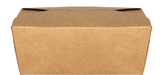 ITI 45 oz Kraft Microwavable Folded Paper # 8 Take-Out (TG-KB-#8)-cityfoodequipment.com