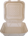 ITI Square Sugar Cane 1-Compartment Hinged Container - 9"x9"x3" (TG-B-99)-cityfoodequipment.com