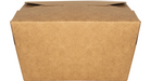 ITI 71 oz Kraft Microwavable Folded Paper # 3 Take-Out (TG-KB-#3)-cityfoodequipment.com