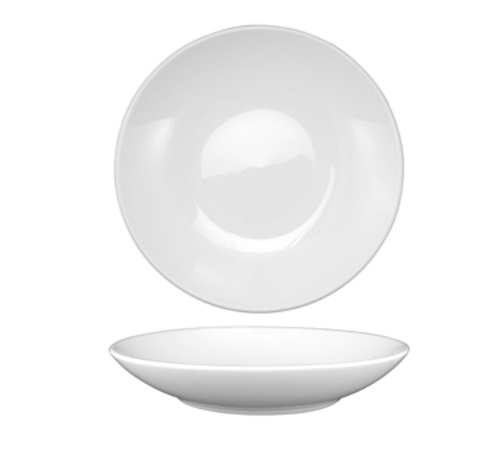 ITI 22 oz Round Torino™ Pasta Bowl - Porcelain, European White (TN-108)-cityfoodequipment.com