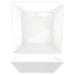 ITI 7 oz Square Slope™ Bowl - Porcelain, Bright White (SP-15)-cityfoodequipment.com
