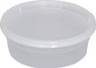 ITI 8 oz Deli Container w/Lid - Polypropylene, Clear (TG-PC-8)-cityfoodequipment.com