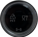 ITI Lid for 2 oz Portion Cup - Plastic, Clear (TG-PP-2-LID)-cityfoodequipment.com