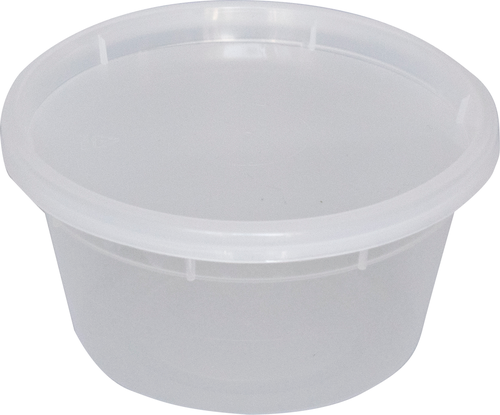 ITI 12 oz Deli Container w/Lid - Polypropylene, Clear (TG-PC-12)-cityfoodequipment.com