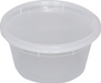 ITI 12 oz Deli Container w/Lid - Polypropylene, Clear (TG-PC-12)-cityfoodequipment.com