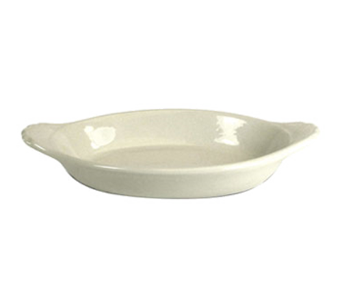 ITI 15 oz. Oval, Rarebit - Ceramic, American White (WRO-15-AW)-cityfoodequipment.com