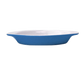 ITI 8 oz. Oval, Welsh Rarebit - Stoneware, Light Blue/European White (WRO-8-EW-LB)-cityfoodequipment.com