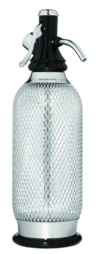 iSi 106001 1 qt Classic Soda Siphon - Plastic, Silver-cityfoodequipment.com