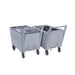 ITV Ice Makers 247 lb EASY KARTS Insulated Mobile Ice Caddy - Polyethylene, Gray (EC-250)-cityfoodequipment.com