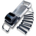 Jaccard Safe Hands™ Professional Mandoline Slicer w/ (7) Blade Cartridges & Infinite Slice Adjustment, Stain (200441)-cityfoodequipment.com