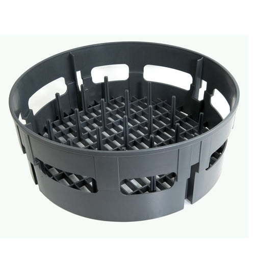Jackson 07320-100-09-01 17 1/2" Round Peg Rack for Model 10 - Plastic, Gray-cityfoodequipment.com
