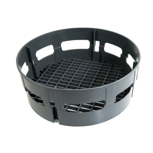 Jackson 07320-100-13-01 17 1/2" Round Combination Rack for Model 10 - Plastic, Gray-cityfoodequipment.com