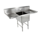 John Boos 1B184-2D18 57" 1 Compartment Sink w/ 18"L x 18"W Bowl, 14" Deep-cityfoodequipment.com