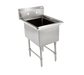 John Boos 1B244 29" 1 Compartment Sink w/ 24"L x 24"W Bowl, 14" Deep-cityfoodequipment.com