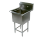 John Boos 1PB24 Commercial Hand Sink w/ 24"L x 24"W x 12"D Bowl-cityfoodequipment.com