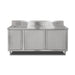 John Boos 4BU4R5-3672-L-X 72" Beverage Unit w/ Swing Doors & Left Trash Chute, 36"D-cityfoodequipment.com