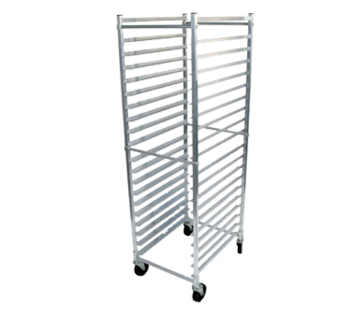 John Boos ABPR-1820-3KD 20 1/2"W 20 Sheet Pan Rack w/ 3" Bottom Load Slides-cityfoodequipment.com