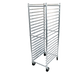 John Boos ABPR-1820-3KD 20 1/2"W 20 Sheet Pan Rack w/ 3" Bottom Load Slides-cityfoodequipment.com
