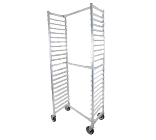 John Boos ABPR-1820-ZNS 20 1/2"W 20 Sheet Pan Rack w/ 3" Bottom Load Slides-cityfoodequipment.com