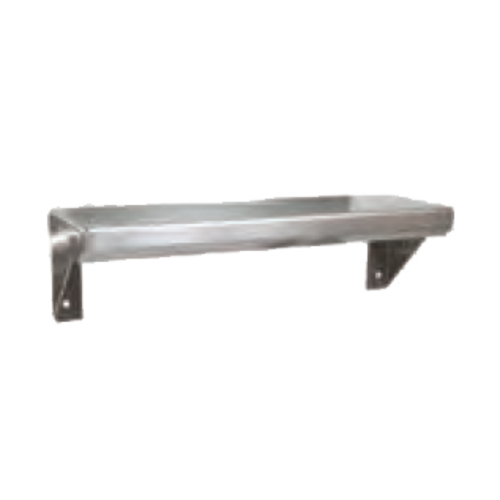 John Boos BHS5166 5x16" Wall Shelf - 16 ga Stainless-cityfoodequipment.com