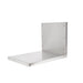 John Boos CGS-MS2026-X Solid Wall Mounted Microwave Shelf - 20"W x 26 9/16"D, Stainless Steel-cityfoodequipment.com