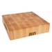 John Boos CCB1818-225 Chopping Block, 18x18x2 1/4", Hard Rock Maple, Reversible-cityfoodequipment.com