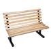 John Boos CPB72-M 72" Convenience Wood Bench - Indoor, Steel Frame, Hard Rock Maple-cityfoodequipment.com