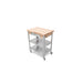 John Boos CUCE30 Cucina Elegante Cart w/ Undershelves, Drawer & NO Drop Leaves-cityfoodequipment.com