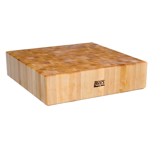 John Boos CUCLA24T Cucina Laforza Butcher Block, 24"W x 24"L x 6"H, TOP ONLY, Maple-cityfoodequipment.com