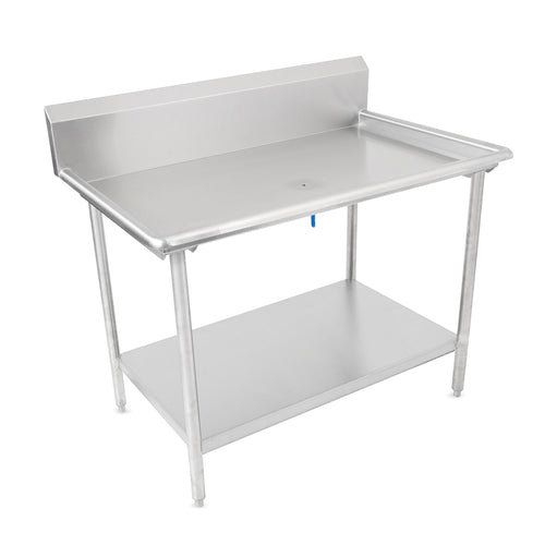 John Boos DST6R10-3049SSW-X Sorting Table w/ 10" Backsplash - 48 7/8"W x 30 3/8"D, Stainless Steel-cityfoodequipment.com