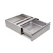 John Boos DR2020SC-W Self-Closing Drawer for Wood Top Tables - Roller Bearings, 20x20x5", Stainless-cityfoodequipment.com