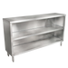 John Boos EDSC8-1560 60" Dish Cabinet w/ Open Base & Midshelf, 15"D-cityfoodequipment.com