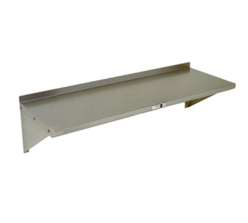 John Boos EWS8-1684 Wall Shelf w/ 1 1/2" Rear High Riser, 84 x 16"-cityfoodequipment.com