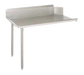 John Boos EDTC8-S30-L60 60" Clean Dishtable w/ Galvanized Legs & 18 ga Stainless Top, L to R-cityfoodequipment.com