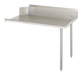 John Boos EDTC8-S30-R48 48" Clean Dishtable w/ Galvanized Legs & 18 ga Stainless Top, L to R-cityfoodequipment.com