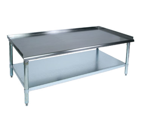 John Boos EES8-3072SSK 72" x 30" Stationary Equipment Stand for General Use, Undershelf-cityfoodequipment.com