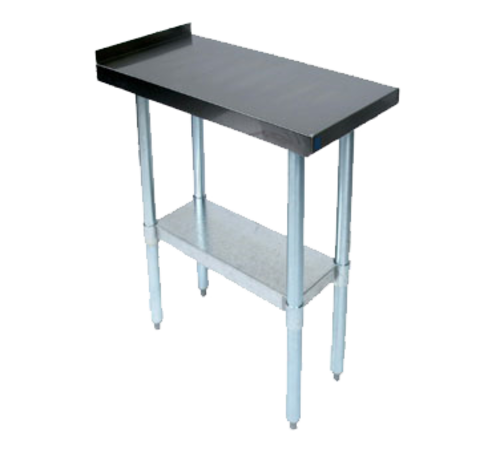 John Boos EFT8-3015SSK Filler Table - 30x15"L, 1 1/2" Backsplash, 18 ga Stainless-cityfoodequipment.com