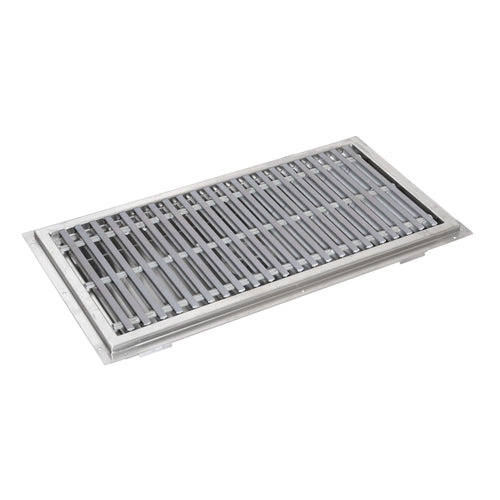 John Boos FTFG-1224-X Floor Trough w/ Subway-Style Grating - 24"L x 12"W, Stainless Steel-cityfoodequipment.com